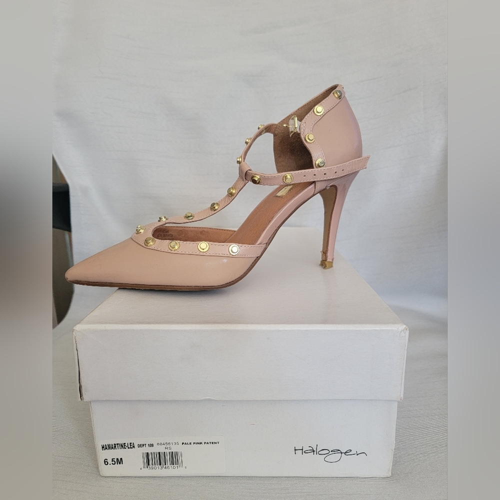 Halogen studded heels
